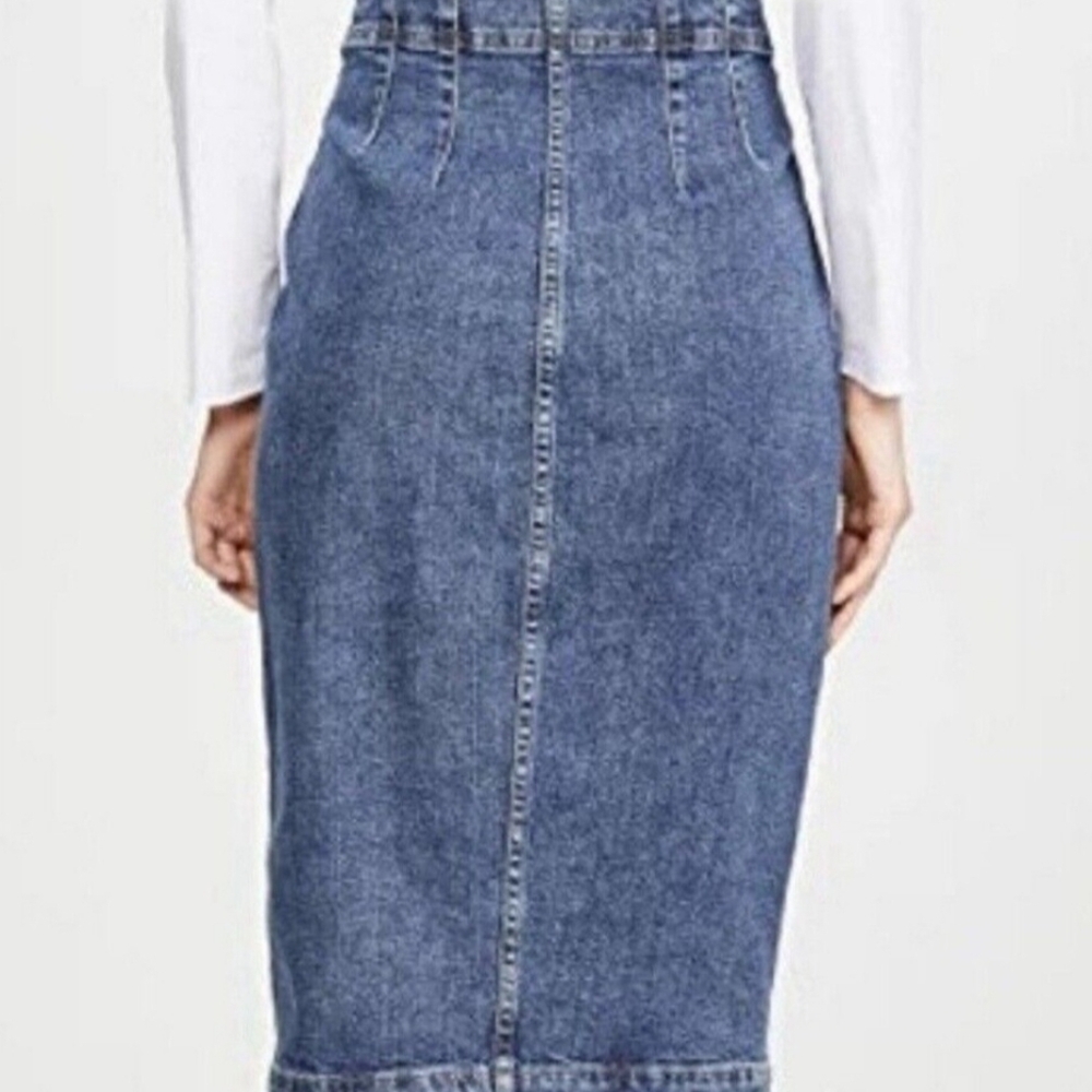 Rebecca Taylor La Vie High Waist Denim Pencil Skirt Size 29 - Picture 2 of 11